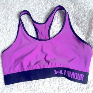 EUC Purple UA sports bra